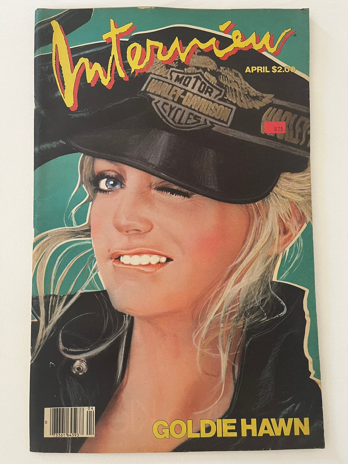 Interview Magazine 1983 – Goldie Hawn Cover., Ophalen of Verzenden, Zo goed als nieuw, Personen