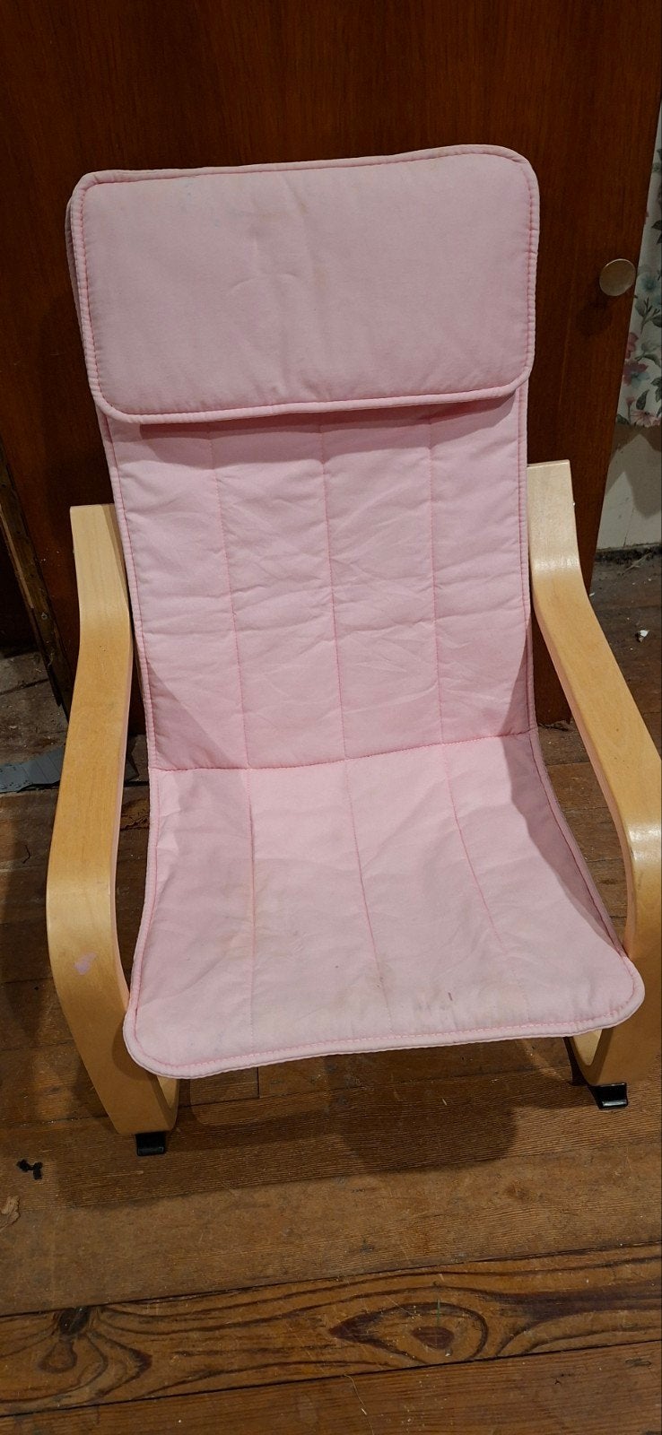 Ikea kinderfauteuil roze, Huis en Inrichting, Ophalen, Hout, Gebruikt, Overige kleuren