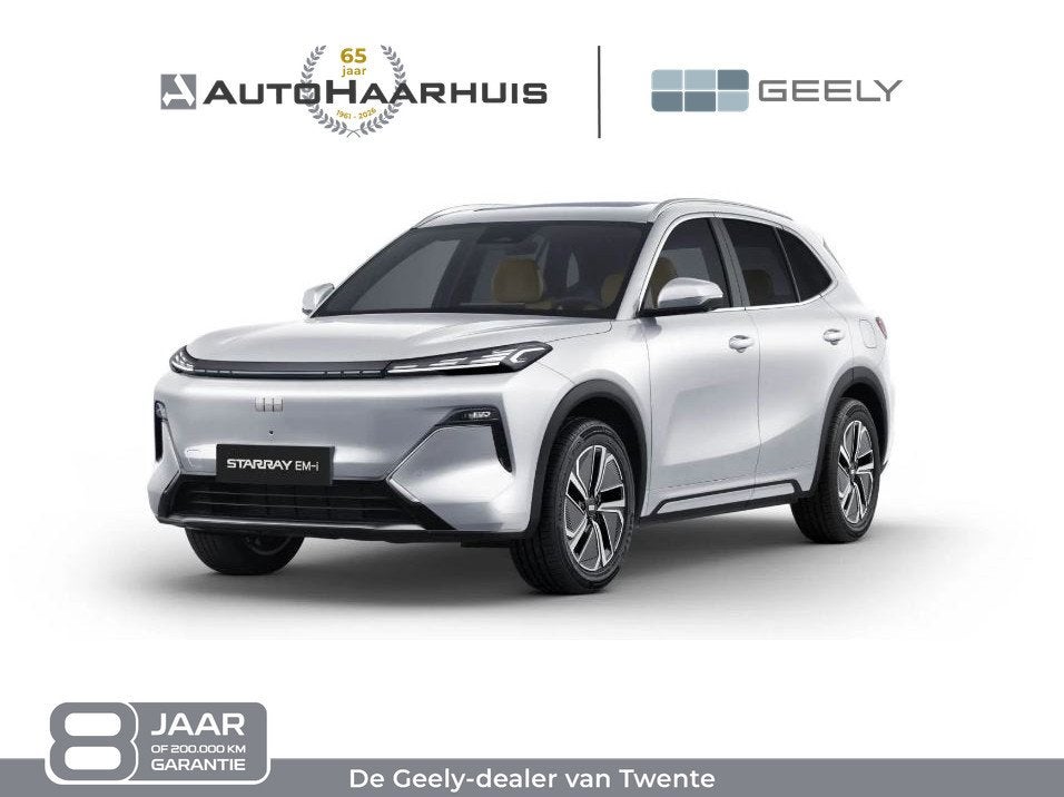 GEELY Starray EM-i 1.5 Pro | Rijklaar! | 18,4 kWh batterij |, Auto's, 12 maanden, Gebruikt, Zwart, 4 cilinders