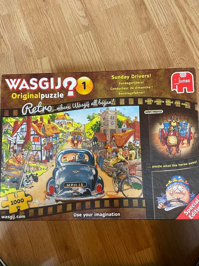 Diverse WasGij puzzels, Ophalen of Verzenden, 500 t/m 1500 stukjes, Zo goed als nieuw