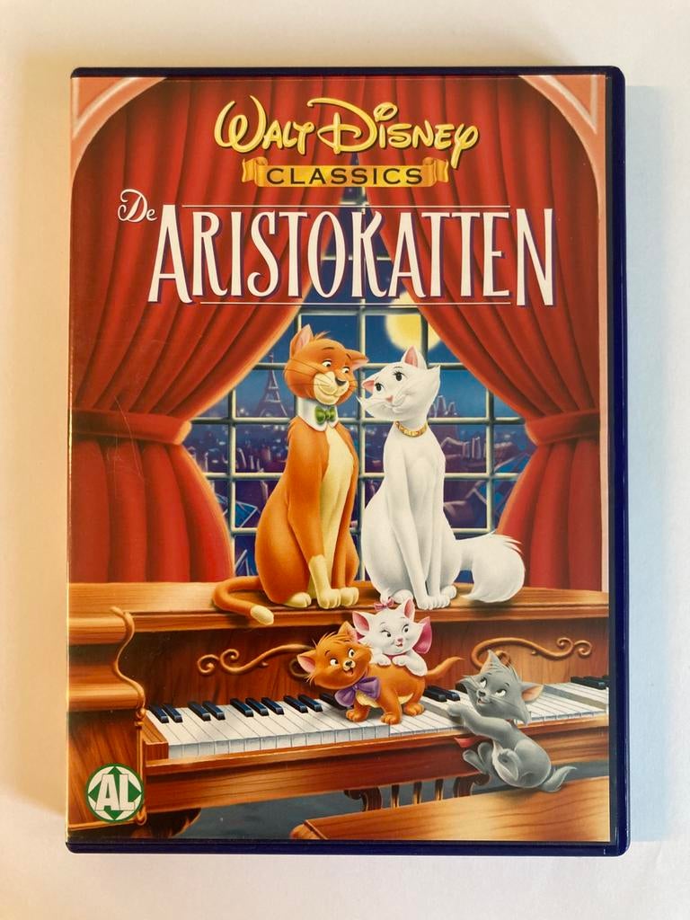 De Aristokatten, 1970 / DVD / Disney, Tekenfilm, Ophalen of Verzenden, Zo goed als nieuw, Alle leeftijden