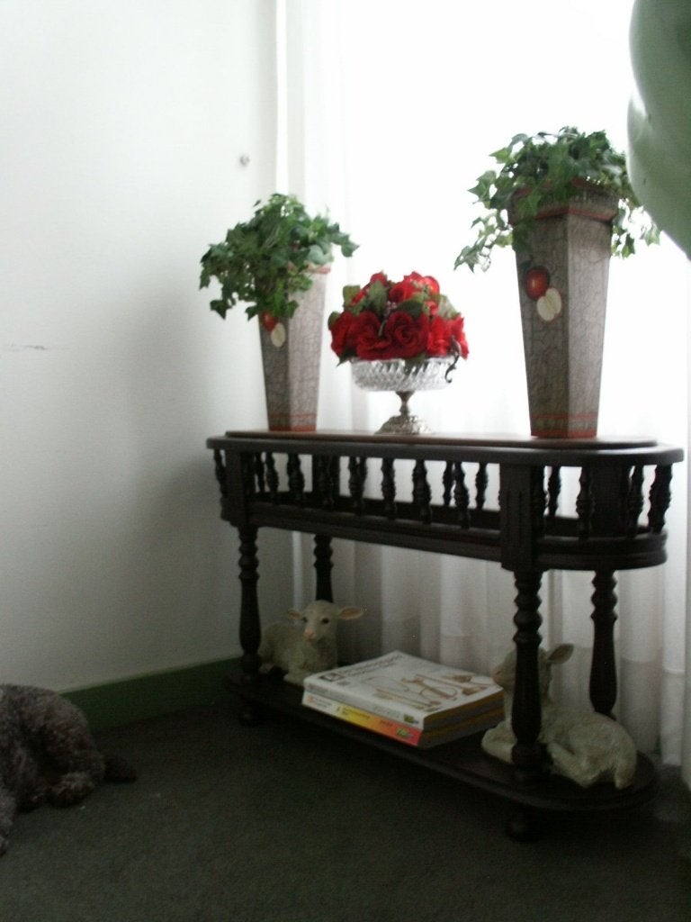 oud PLANTENTAFELTJE <> Jaren 1930 <> BIJZETTAFELTJE, Ophalen of Verzenden
