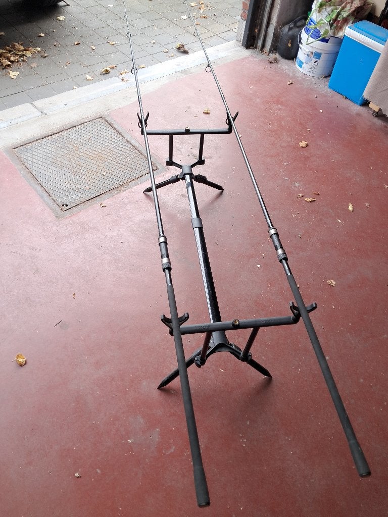 Karperhengels - Tas, Ophalen, Gebruikt, Werphengel