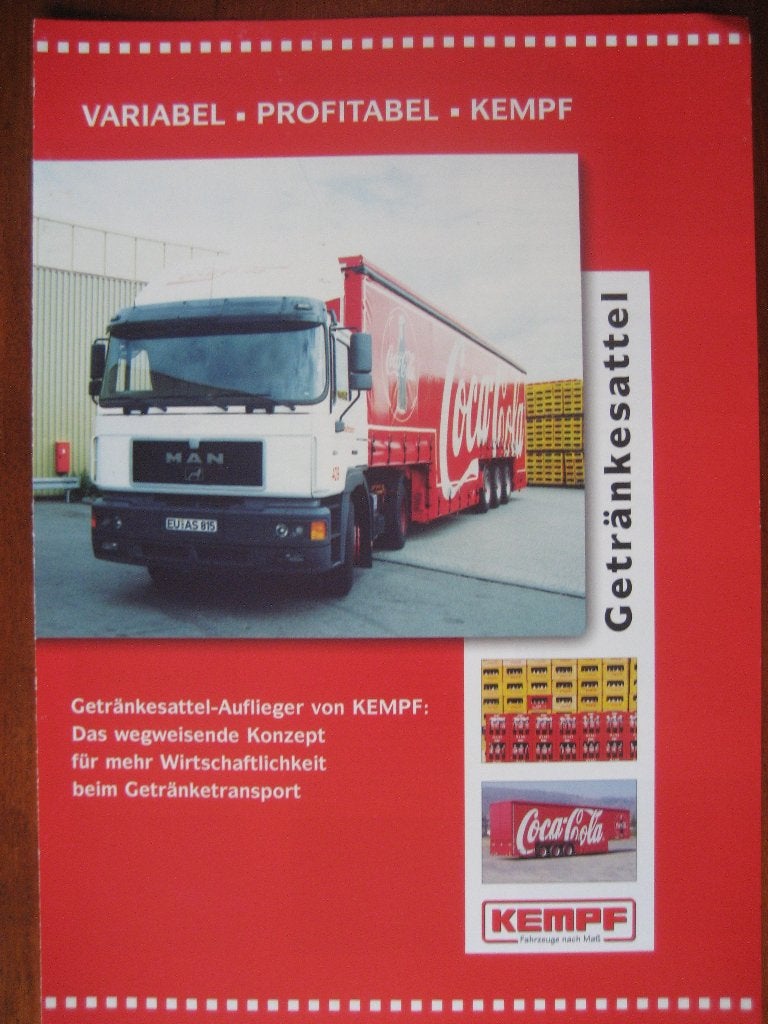 Kempf Getränkesattel (Coca-Cola), Ophalen of Verzenden, Nieuw, Overige merken