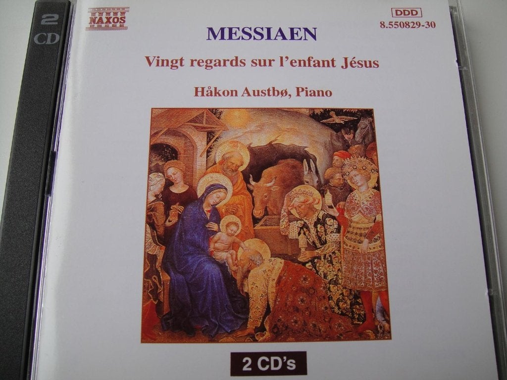MESSIAEN Vingt regards sur l'enfant Jesus 2 - CD NAXOS ZGAN, Boxset, Ophalen of Verzenden, Zo goed als nieuw, Overige typen