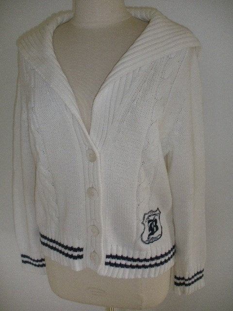 BETTY BARCLAY vest wit kabel matrozen maat 42, Wit, Maat 42/44 (L), Betty Barclay, Ophalen of Verzenden