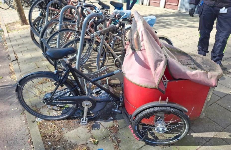Nihola bakfiets ( non electric), Fietsen en Brommers, Gebruikt, 3 kinderen, Velgrem, Ophalen