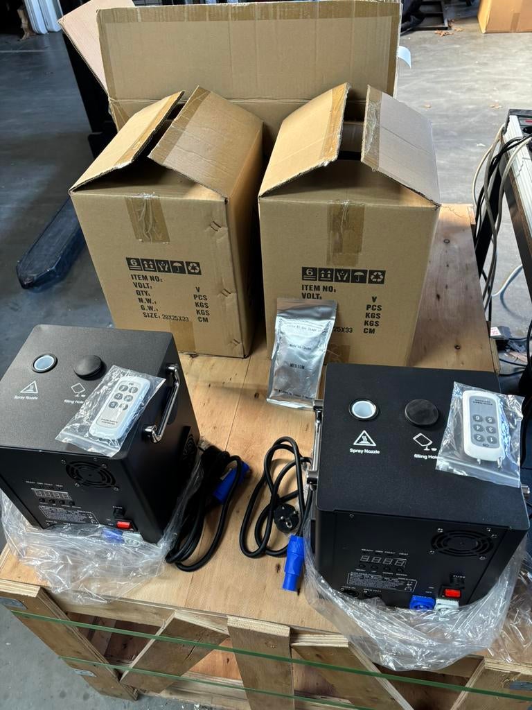 Set sparkular machines, Ophalen, Nieuw, Rookmachine
