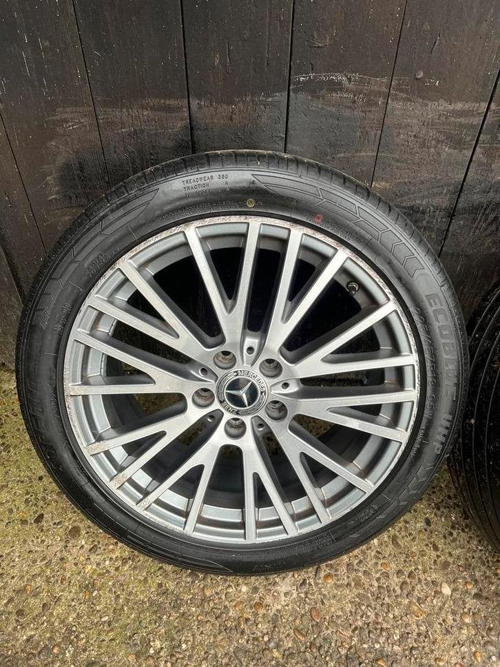Originele Mercedes A-klasse W177 CLA C118 velgen 18? 5x112, 18 inch, Gebruikt, Banden en Velgen, Niet ingevuld