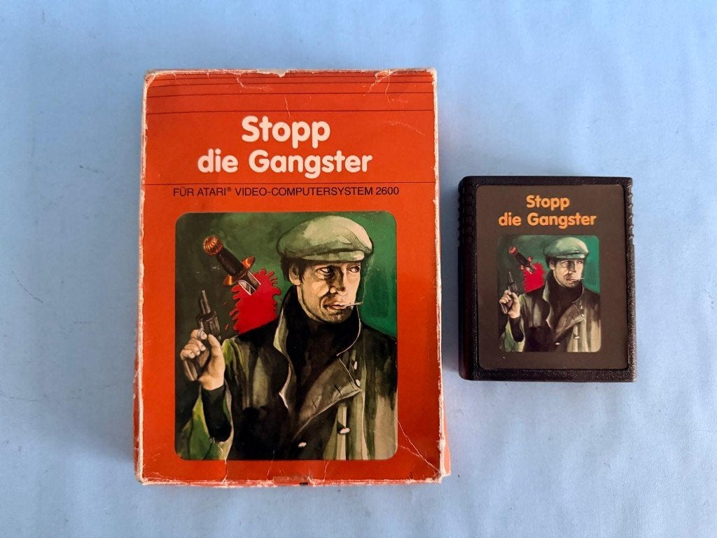 Stopp die Gangster (Atari 2600), Spelcomputers en Games, Gebruikt, Overige genres, 1 speler, Ophalen of Verzenden