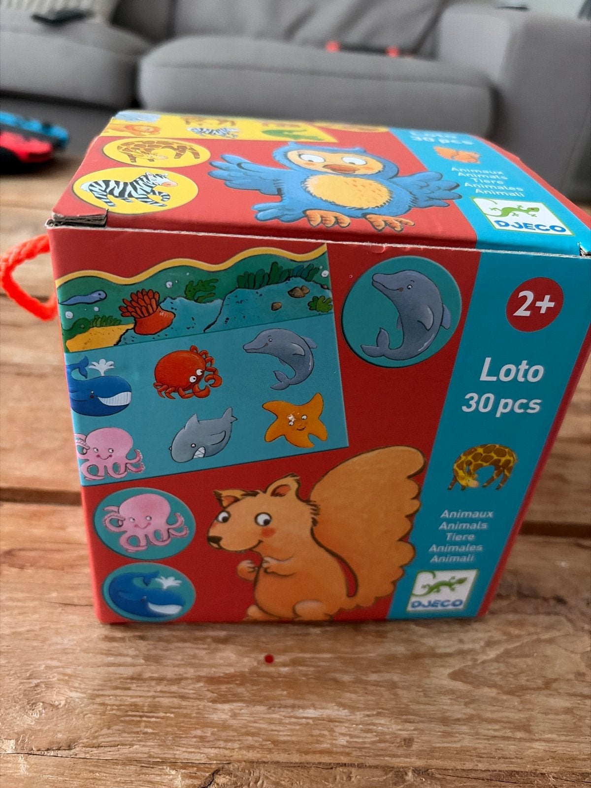 Compleet Djeco Loto 30 stuks dieren memory spel, Ophalen of Verzenden, Zo goed als nieuw, Jongen of Meisje