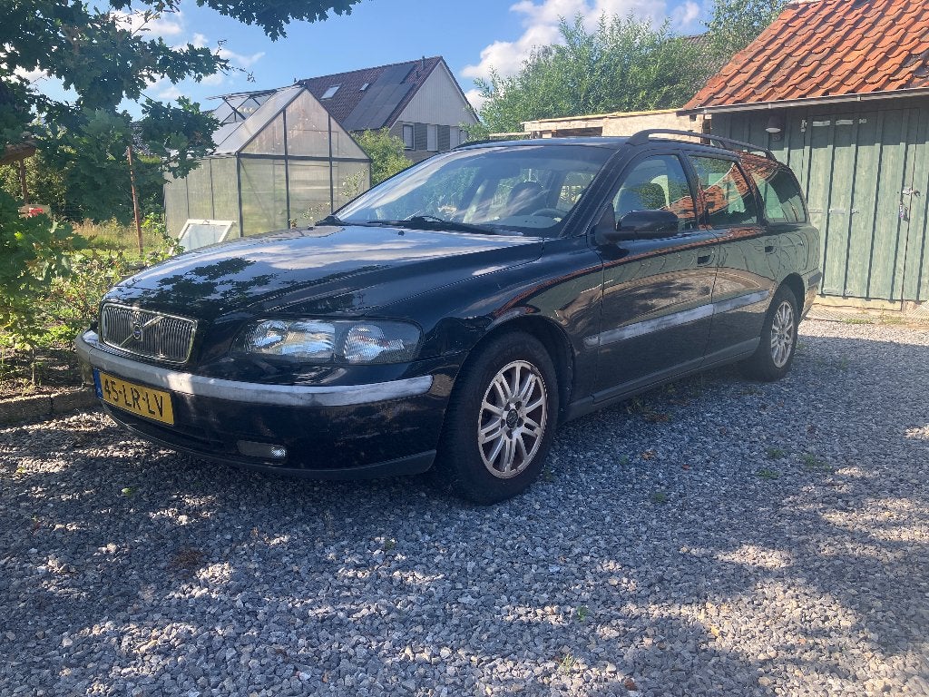 Volvo V70 2.4 170PK 2003 Zwart, loop of sloop, Ophalen, Gebruikt, Volvo
