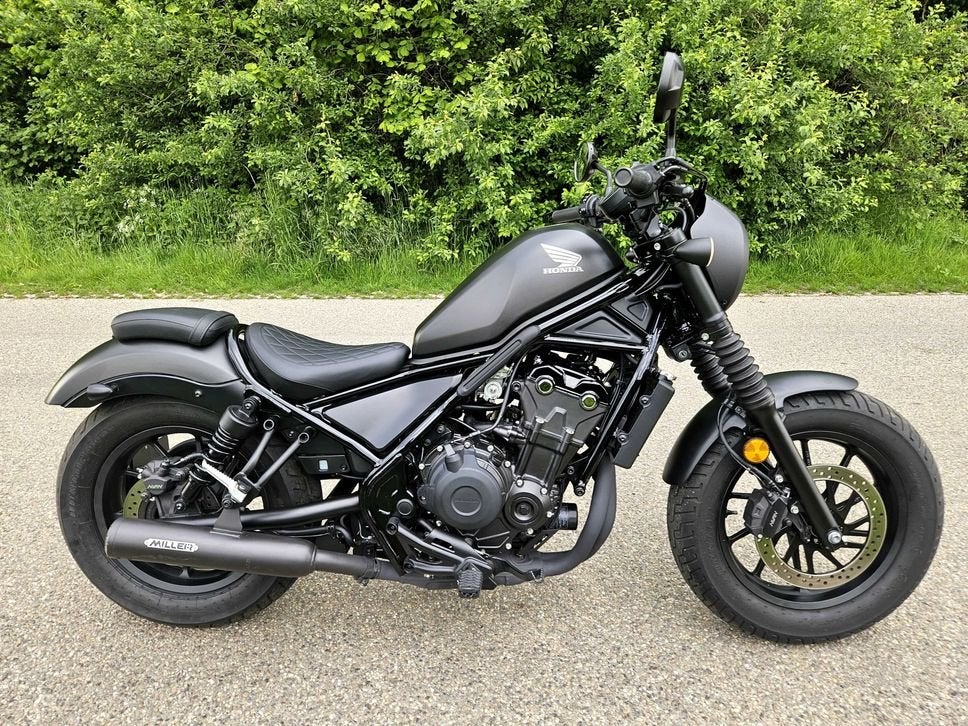 HONDA CMX500 REBEL S 2022 MILLER DEMPER 2147 KM LED TOPSTAAT, 2 cilinders, HONDA, Bedrijf, Onbekend