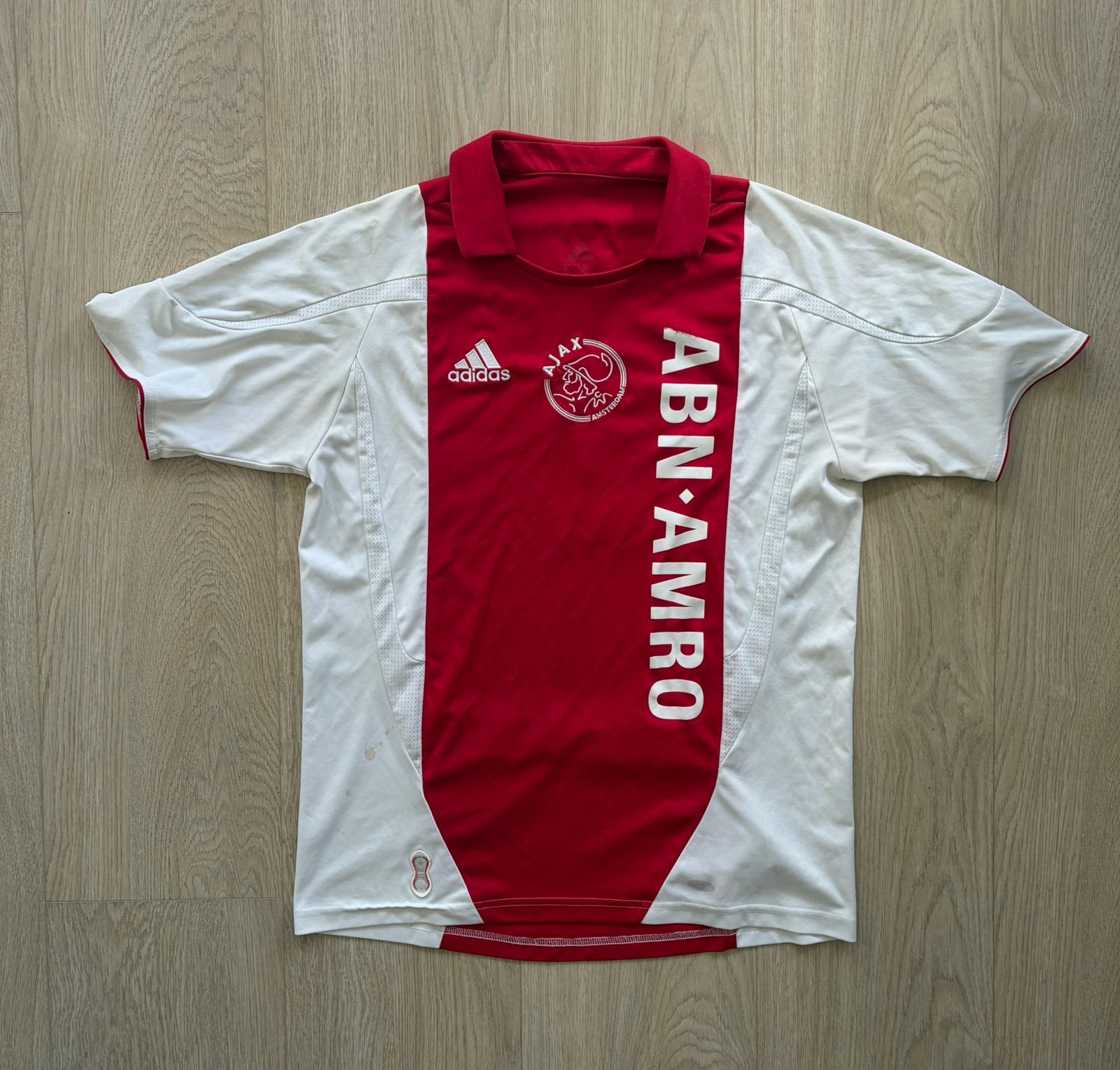 Vintage Ajax Thuisshirt 2006/2007 - Huntelaar - Maat 176/S, Ophalen of Verzenden, Zo goed als nieuw, Ajax, Shirt