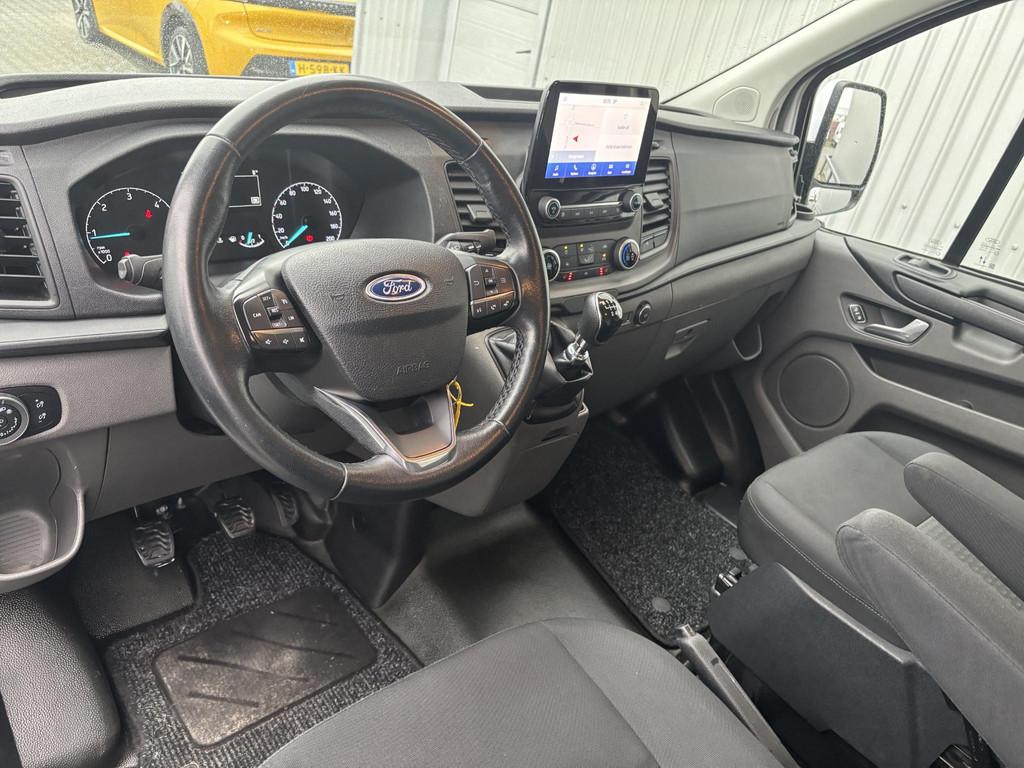 Ford Transit Custom 2.0 L2H1*A/C*CRUISE*NAV*CAMERA*STOELVERW, Voorwielaandrijving, 4 cilinders, 2800 kg, Wit