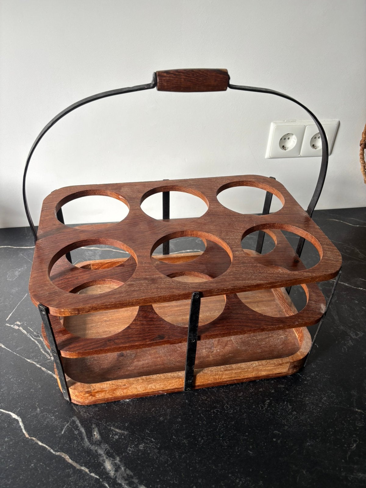 Wijn houder, Huis en Inrichting, Ophalen, Zo goed als nieuw, Hout, Minder dan 5 flessen