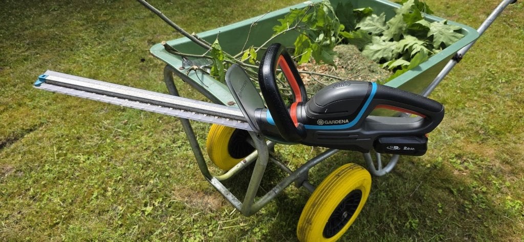Gardena Accu Heggenschaar EasyCut 55, Ophalen, Zo goed als nieuw, Accu, Gardena o.a.