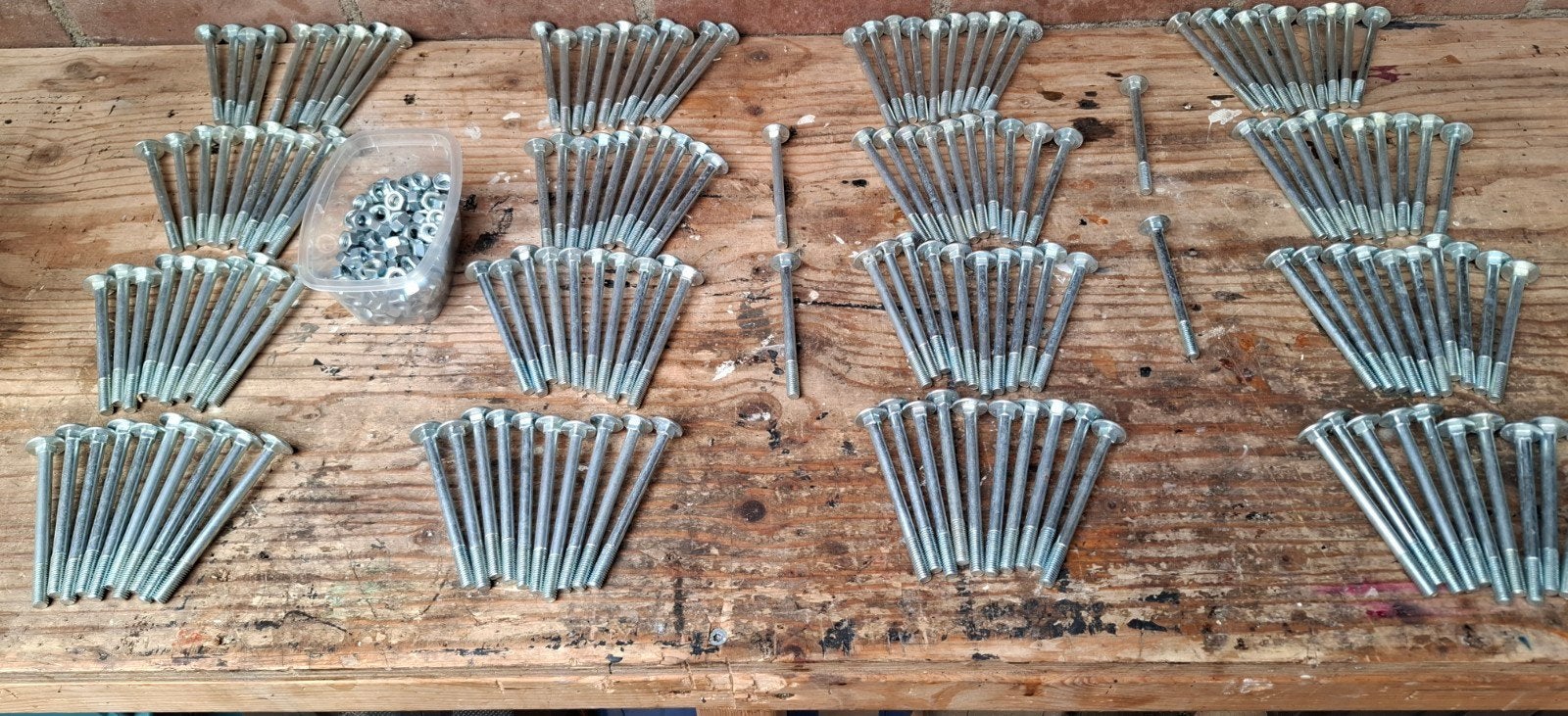 Slotbouten en moeren., Ophalen of Verzenden