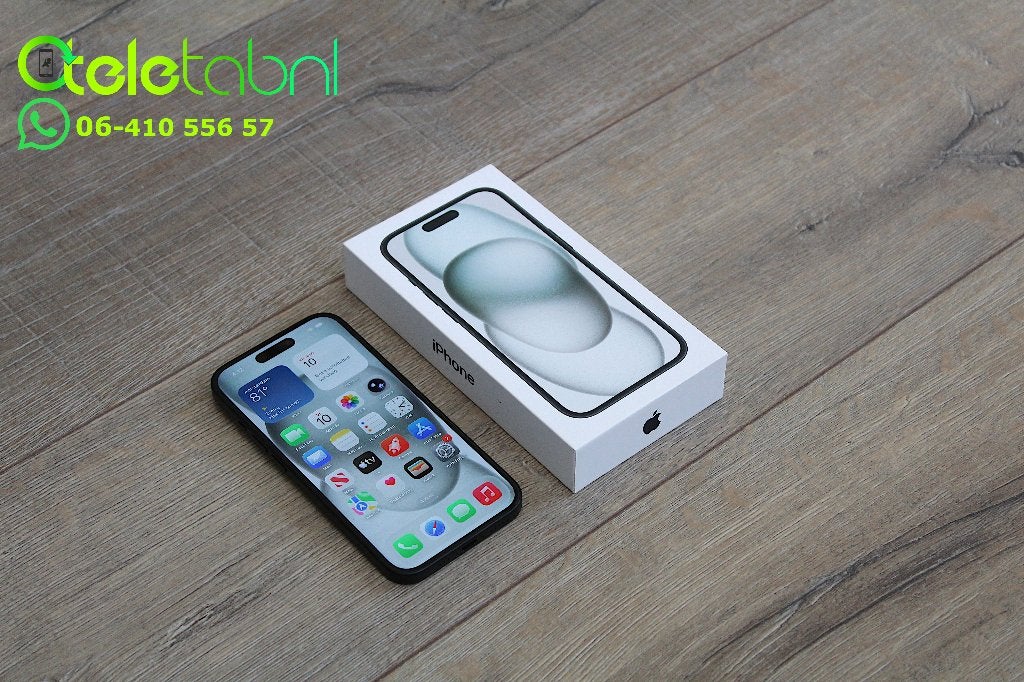 Apple iPhone 15 - 128GB - Zwart | Zeer netjes | Garantie, Telecommunicatie, Mobiele telefoons | Apple iPhone, Zo goed als nieuw