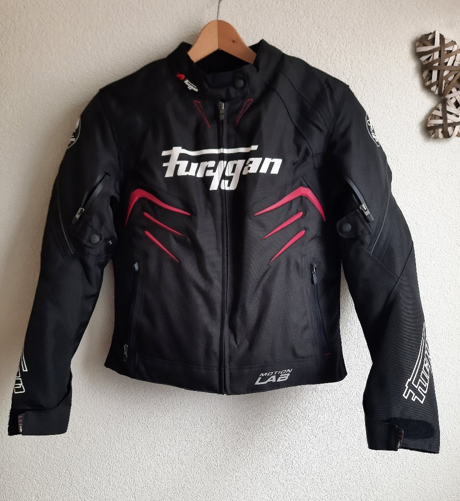 Motorjas Furygan Skull zwart wind- en waterdicht, Motoren, Ophalen, Nieuw zonder kaartje, Dames, Jas | textiel