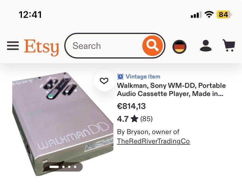Vintage Sony Walkman WM-DD Cassettespeler, Audio, Tv en Foto, Walkmans, Discmans en Minidiscspelers, Ophalen of Verzenden, Walkman