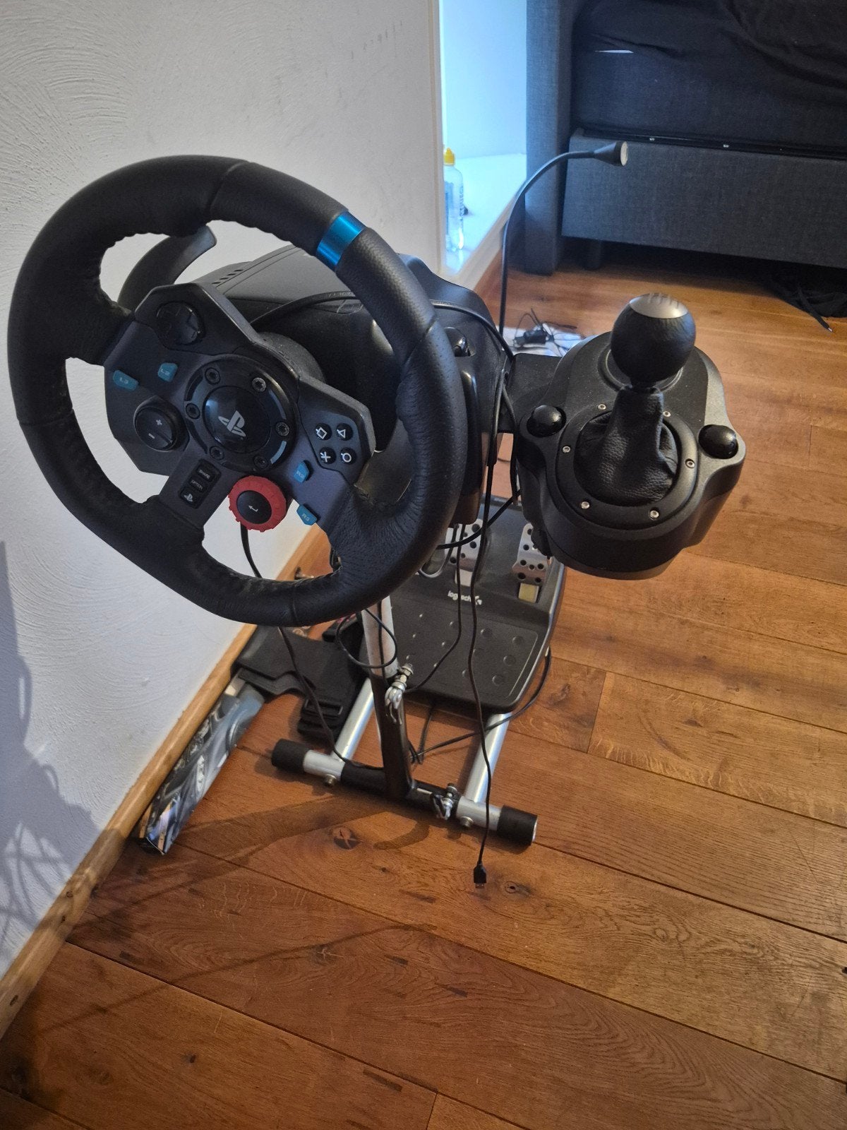 Logitech G29 Race Stuur + Pedalen + Handgeschakelde Pook, Racestuur, Ophalen of Verzenden, Zo goed als nieuw, Logitech