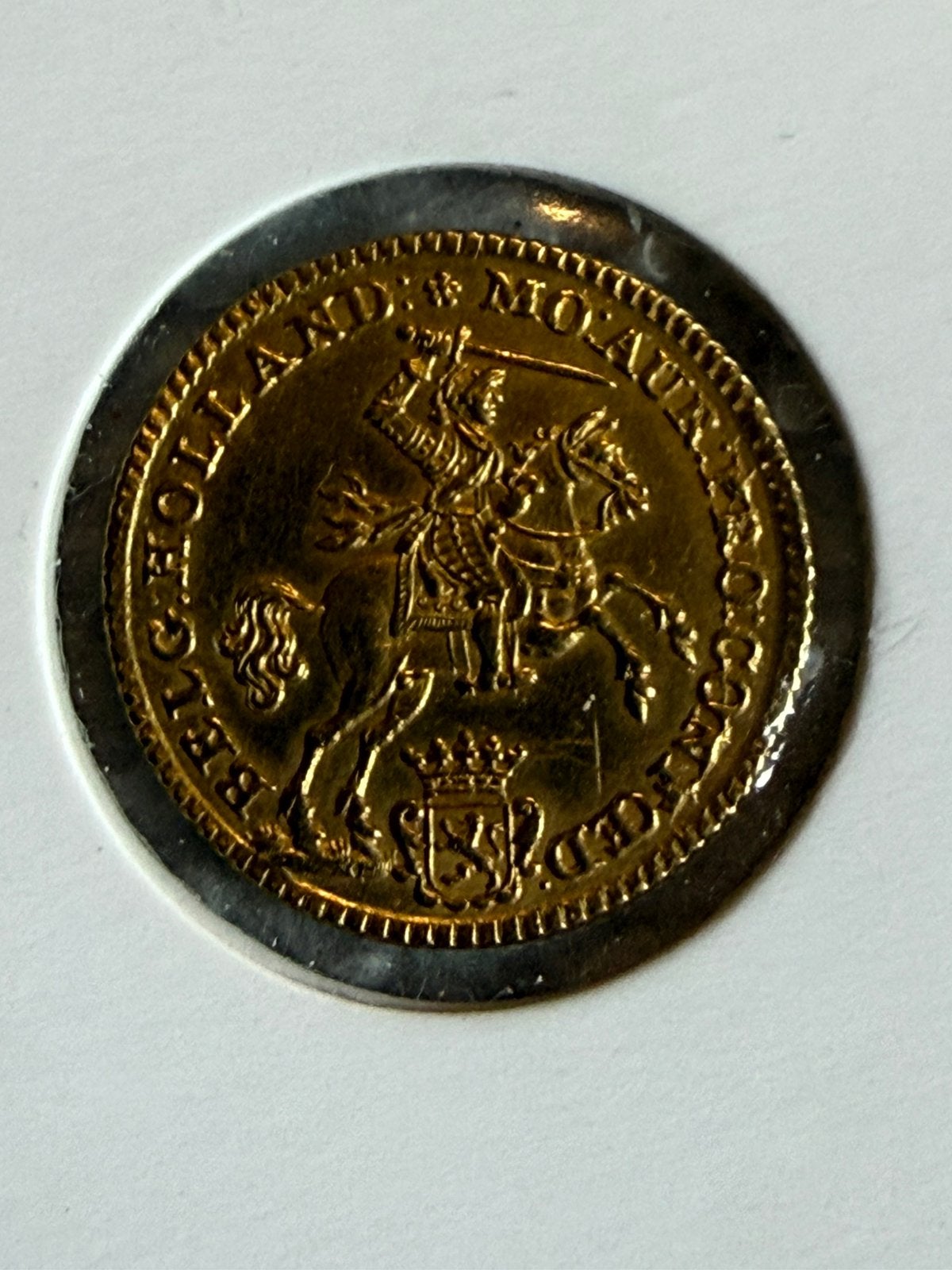 Halve gouden rijder zeldzame overslag, Vóór koninkrijk, Losse munt, Goud, Overige waardes