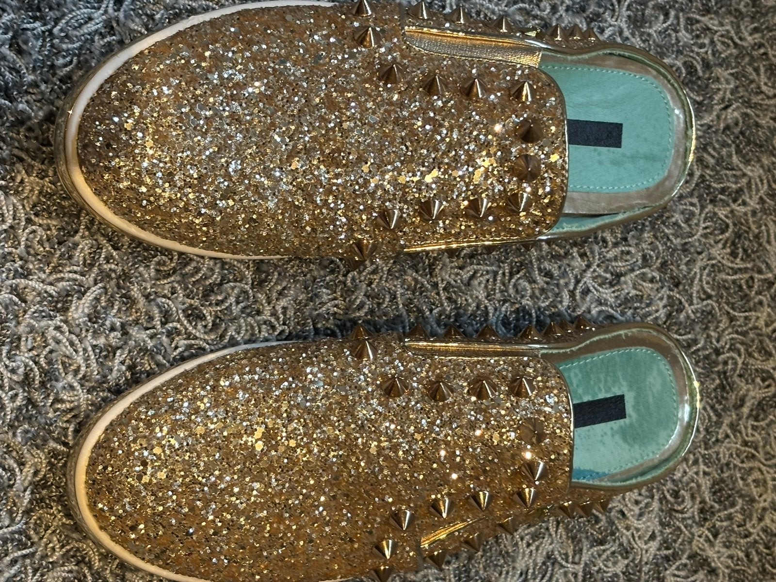 Replay slippers met glitters en noppen maat 38, Slippers, ., Ophalen of Verzenden, Zo goed als nieuw