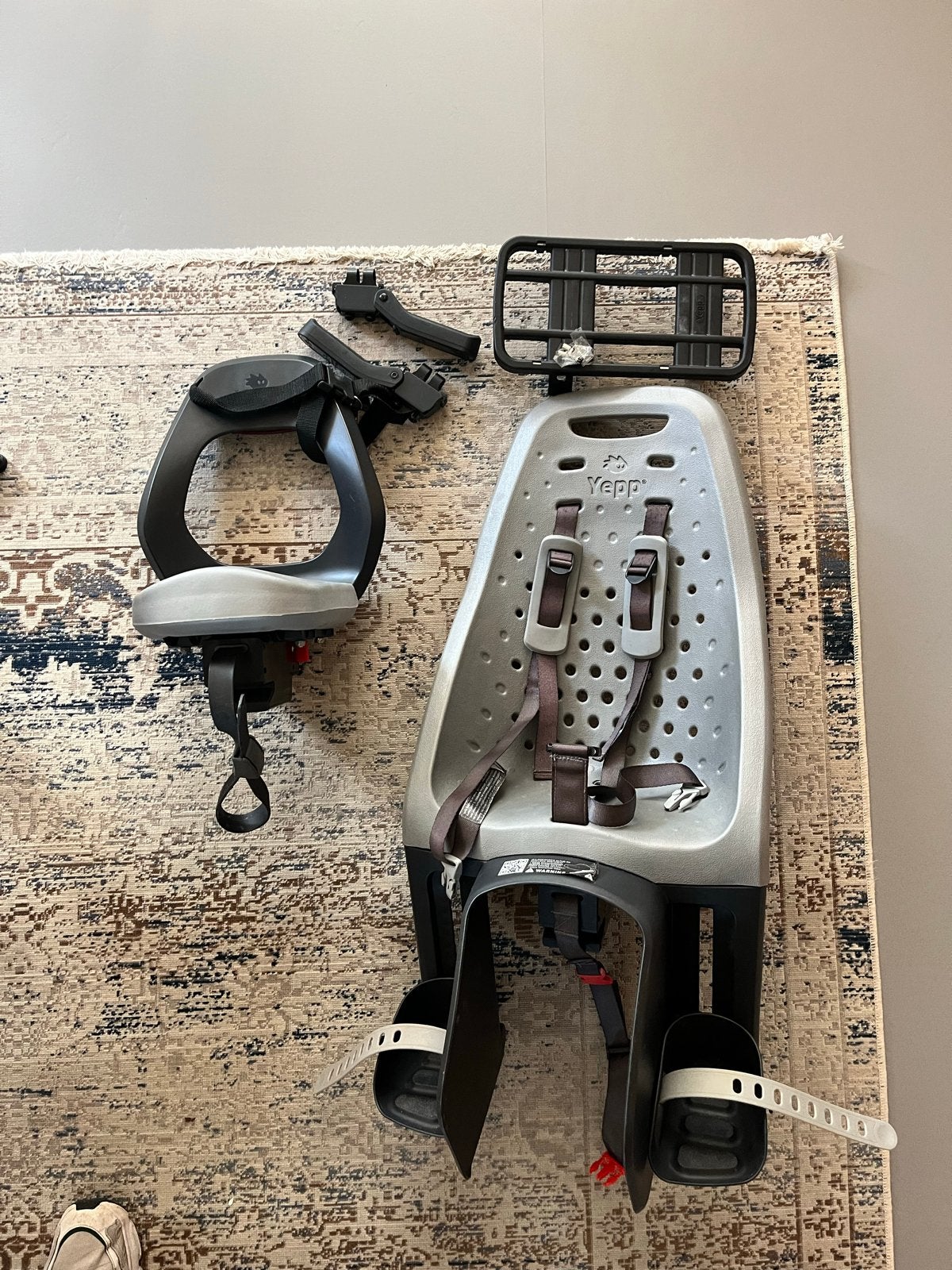 Yepp Thule Fietsstoeltje & Achterzitje Junior met Easyfit, Ophalen, Achterzitje, 9 t/m 36 kg, Gebruikt