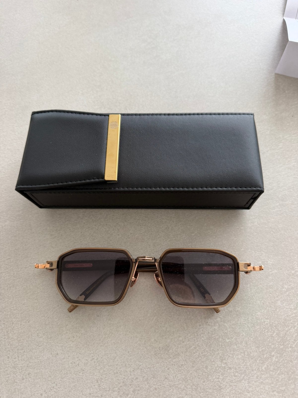 John Dalia miles c440 cristal brown nieuwe collectie, Bruin, Zo goed als nieuw, Bril, Ophalen