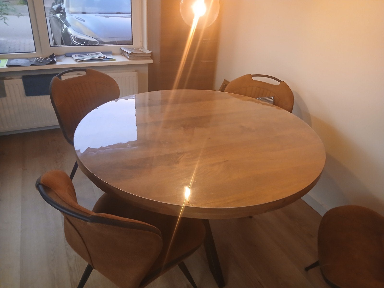 Tafelzeil op maat voor ronde tafel, Ophalen of Verzenden, Nieuw, Rond