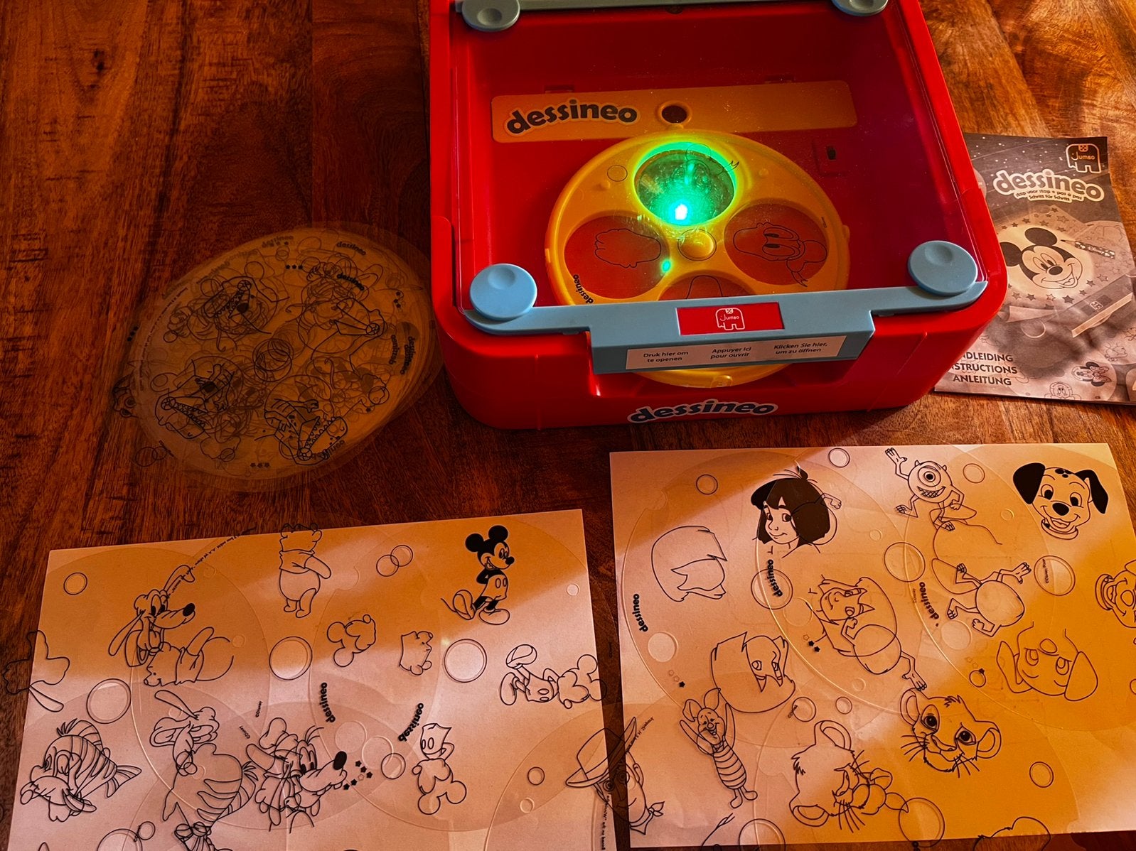 Dessineo Disney, Ophalen, Zo goed als nieuw