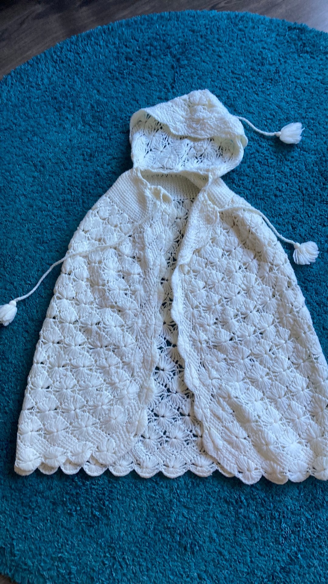 Doop cape/ doopjurk vintage jaren 60, Verzenden, Zo goed als nieuw, Jongetje of Meisje