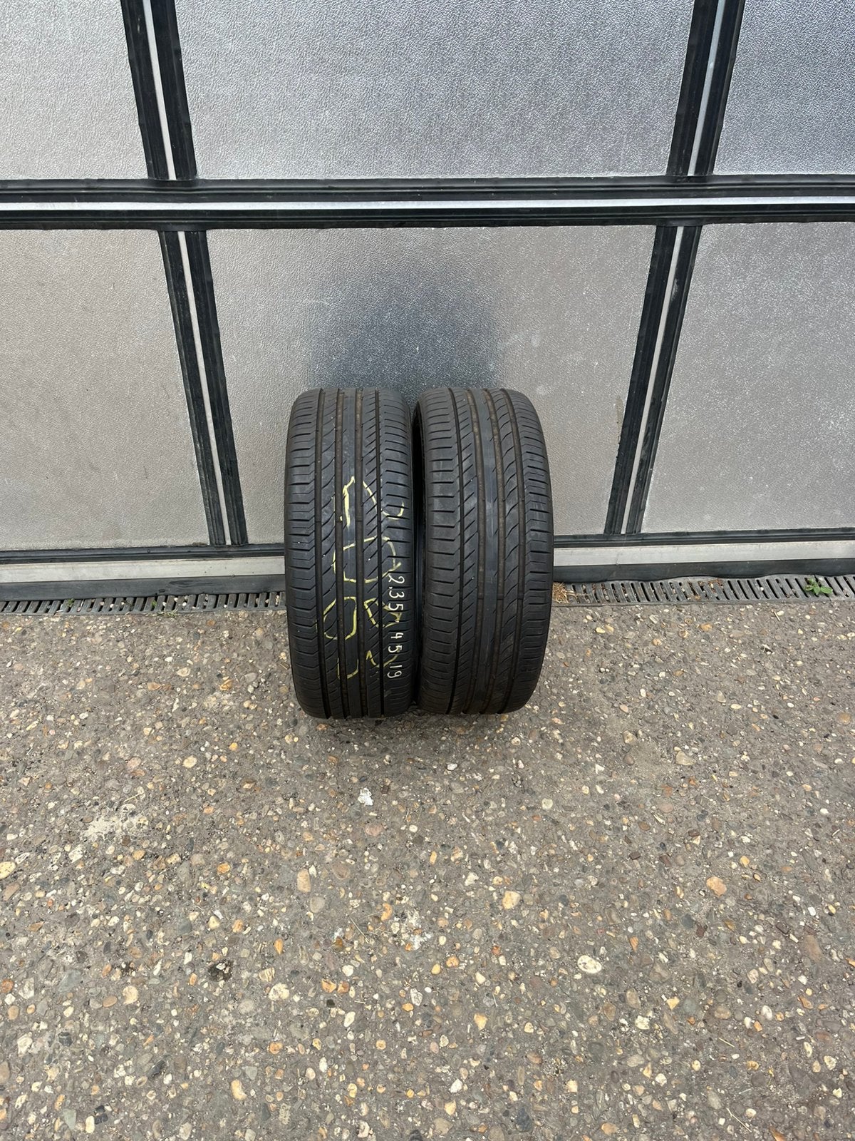 Continental ContiSportContact 5 235/45 R19 99V, Gebruikt, Banden en Velgen, Winterbanden, 235 mm