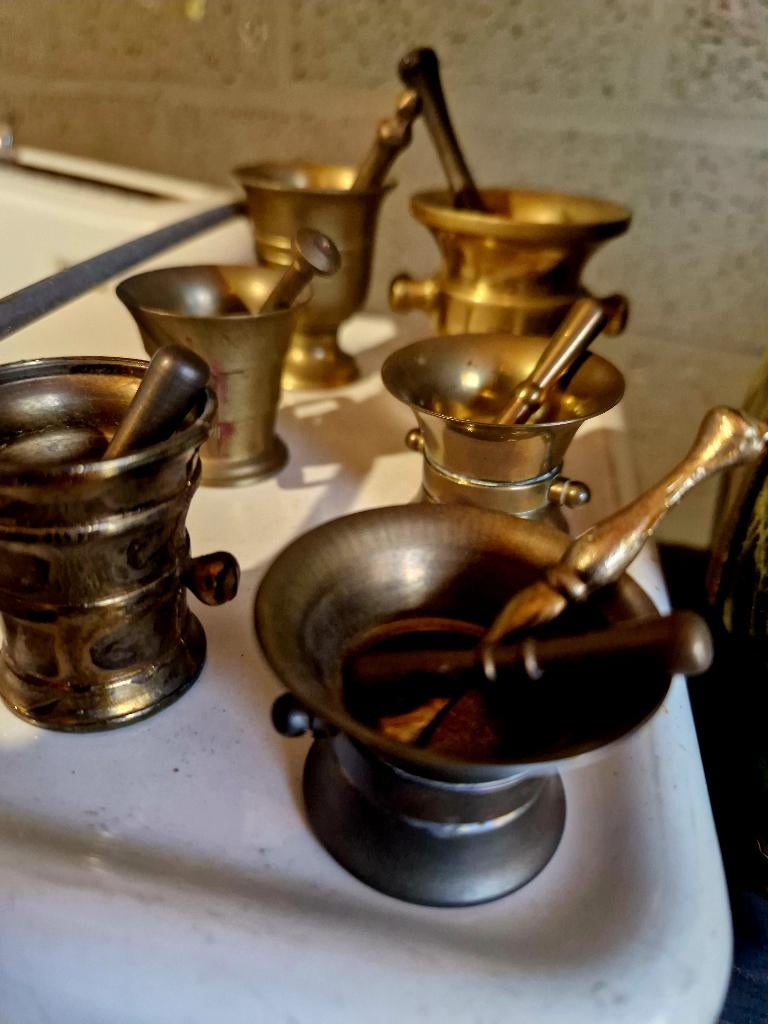 oude vijzels, Gebruikt, Ophalen of Verzenden, Adelheid antiek en Brocante, Info@adelheidantiek.nl