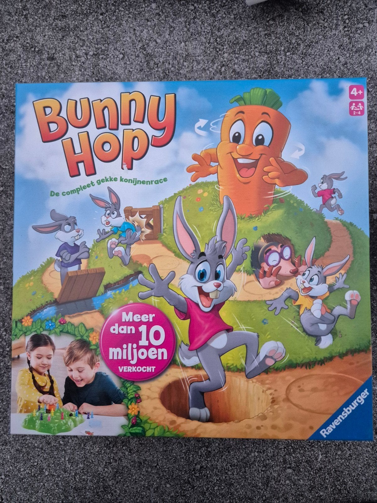Bunny Hop: De compleet gekke konijnenrace van Ravensburger, Drie of vier spelers, Ophalen of Verzenden, Nieuw, Ravensburger