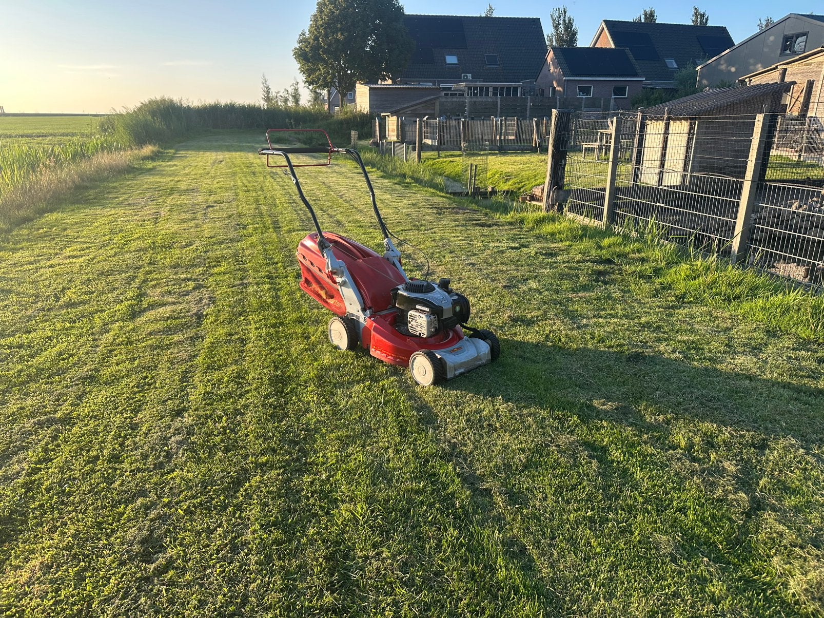 Zeer nette wolf Garten expert 42 ba benzine grasmaaier, Tuin en Terras, Grasmaaiers, Cirkelmaaier, Ophalen of Verzenden, Zo goed als nieuw