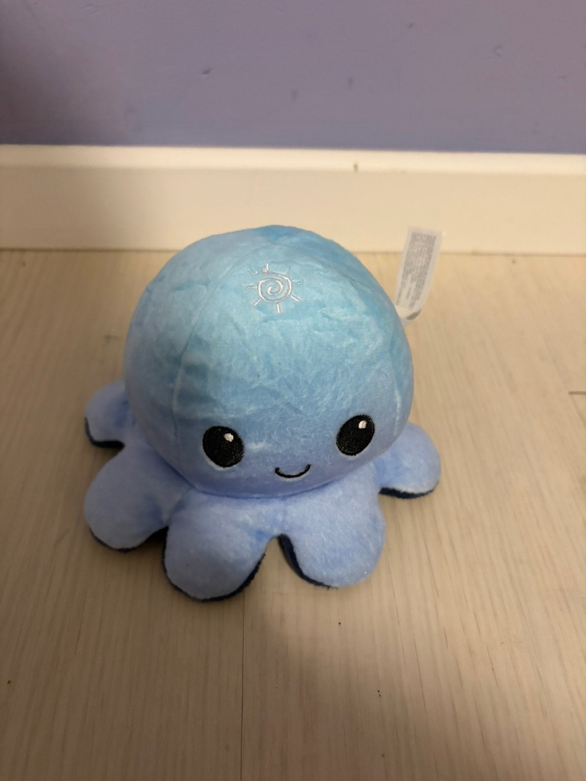 Kleine oktopus knuffel, Kinderen en Baby's, Speelgoed | Knuffels en Pluche, Overige merken, Overige typen, Blauw, Ophalen of Verzenden