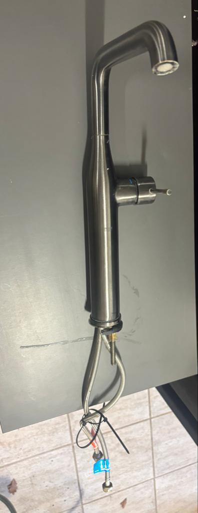 Grohe Essence XL kraan - Gun Metal, Ophalen, Minder dan 50 cm, Overige typen, Zo goed als nieuw