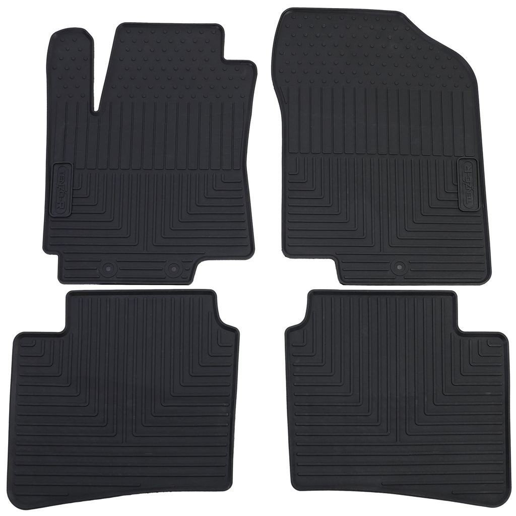 Rubberen Automatten Kia Rio All Weather Vloermatten Zwart, Verzenden, Automotive Parts, A.parts@hotmail.nl, Trasmolenlaan 12 3447 GZ Woerden
