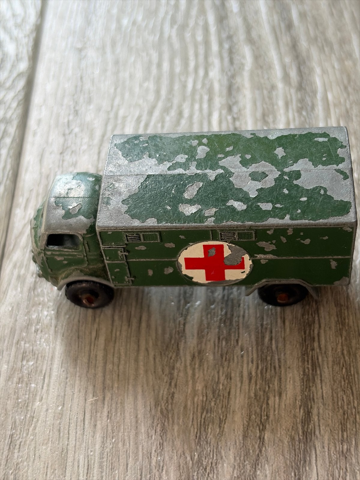 Militair Vintage Matchbox Lesney Ford AmbulanceSpeelgoedauto, Ophalen, Gebruikt