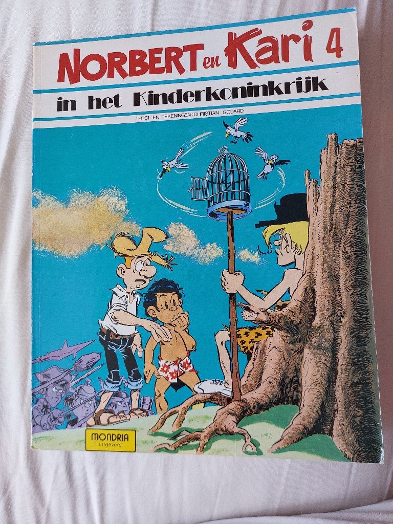 Norbert en Kari deel 4, in het Kinderkoninkrijk, Eén stripboek, Ophalen of Verzenden