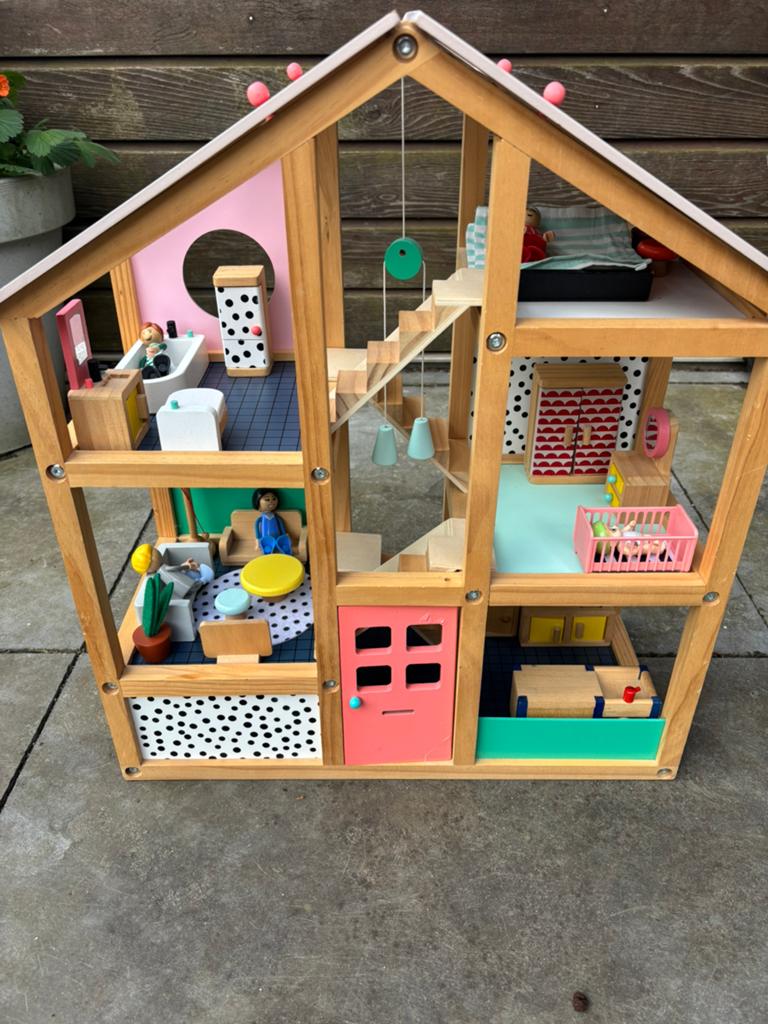 Poppenhuis Hema, Kinderen en Baby's, Speelgoed | Poppenhuizen, Ophalen, Gebruikt, Poppenhuis