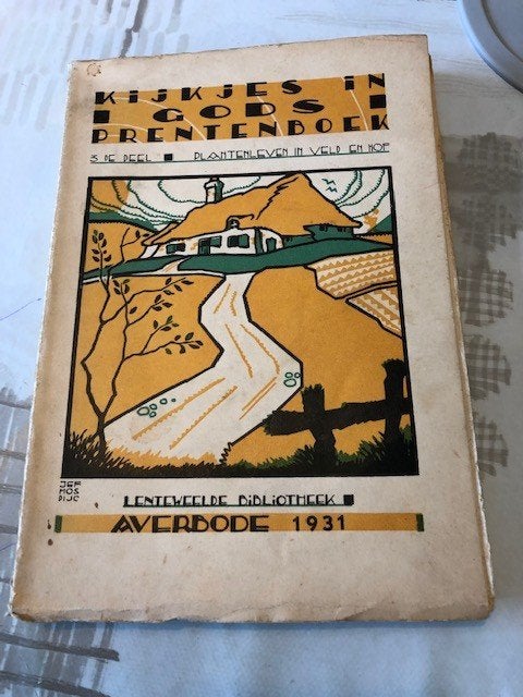 Kijkjes in gods prentenboek - Lenteweelde Bibliotheek 1931, Antiek en Kunst, Ophalen of Verzenden, Fons Janssen