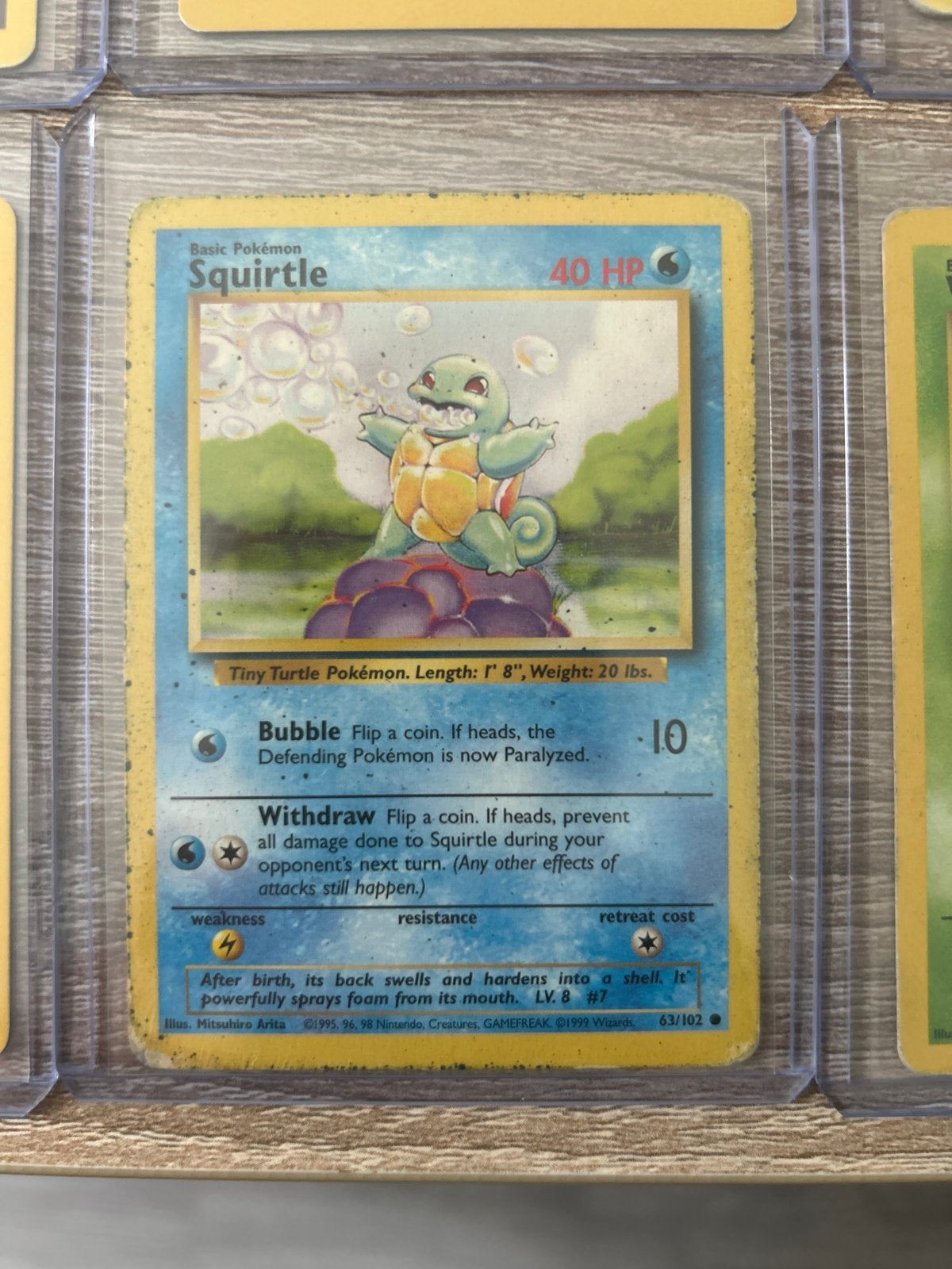 Pokémon Kaarten Set - Squirtle, Wartortle, Gastly, Ponyta, e, Ophalen of Verzenden, Gebruikt, Meerdere kaarten
