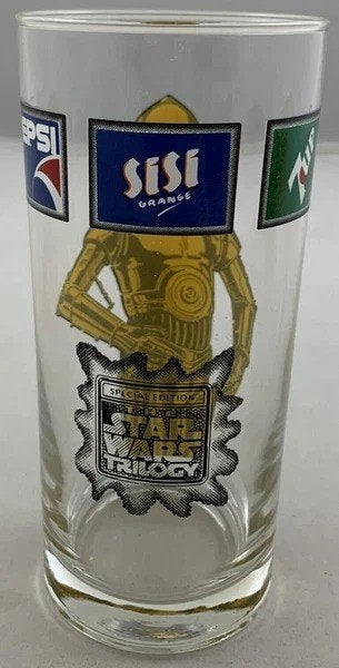 Star Wars C3PO C-3PO Glas Trilogy Special Edition Pepsi, Coolsingel 104, 3011 AG Rotterdam, Netherlands, Verzenden, Noidea@gmail.com