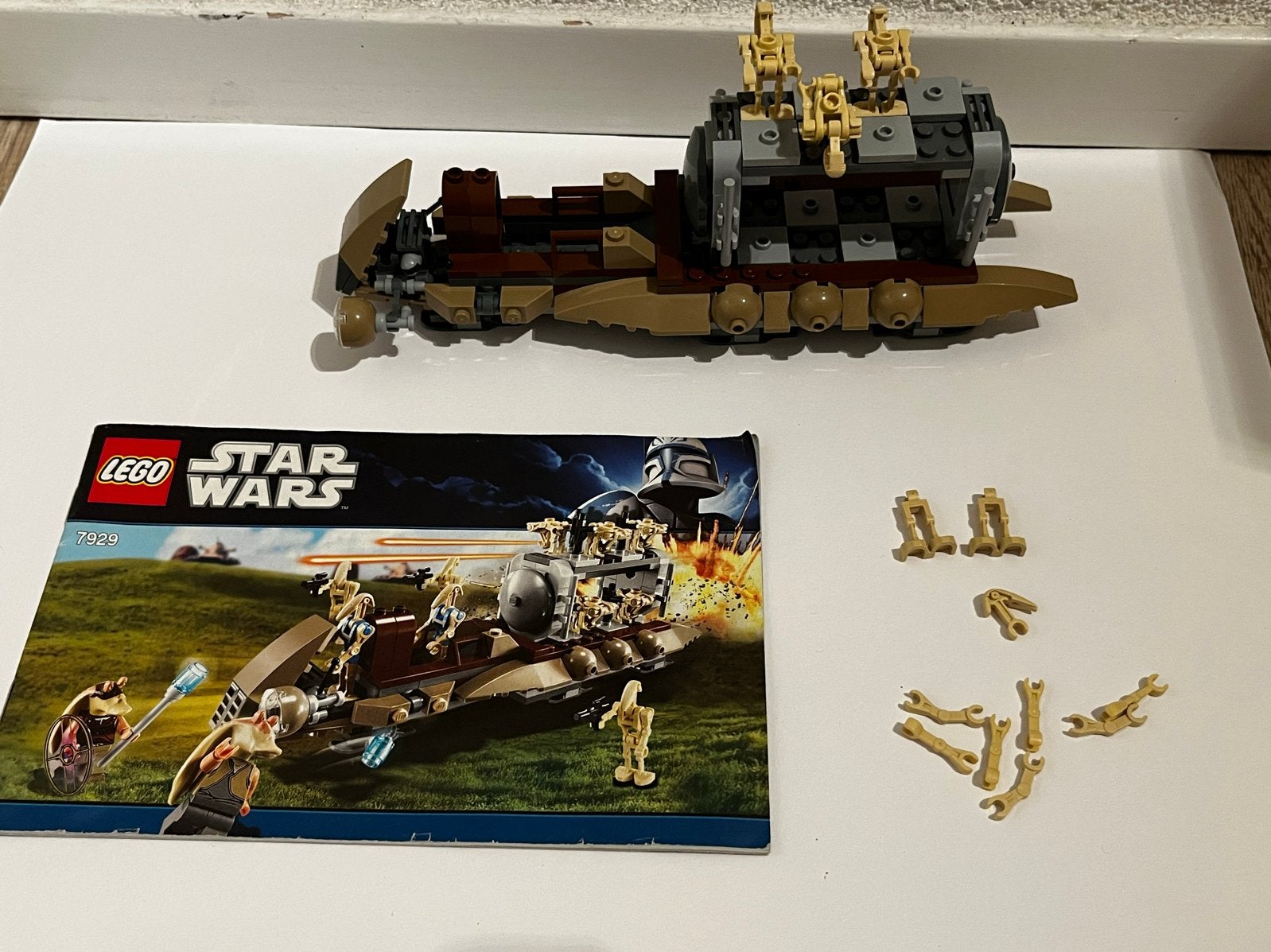 LEGO Star Wars 7929 The Battle of Naboo incompleet, Ophalen of Verzenden, Gebruikt