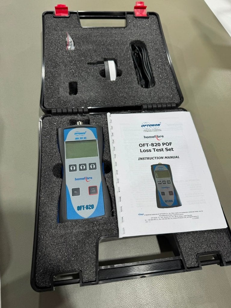 OPTOKON OFT-820 Loss Test Set Glasvezel Tester, Doe-het-zelf en Verbouw, Ophalen, Nieuw