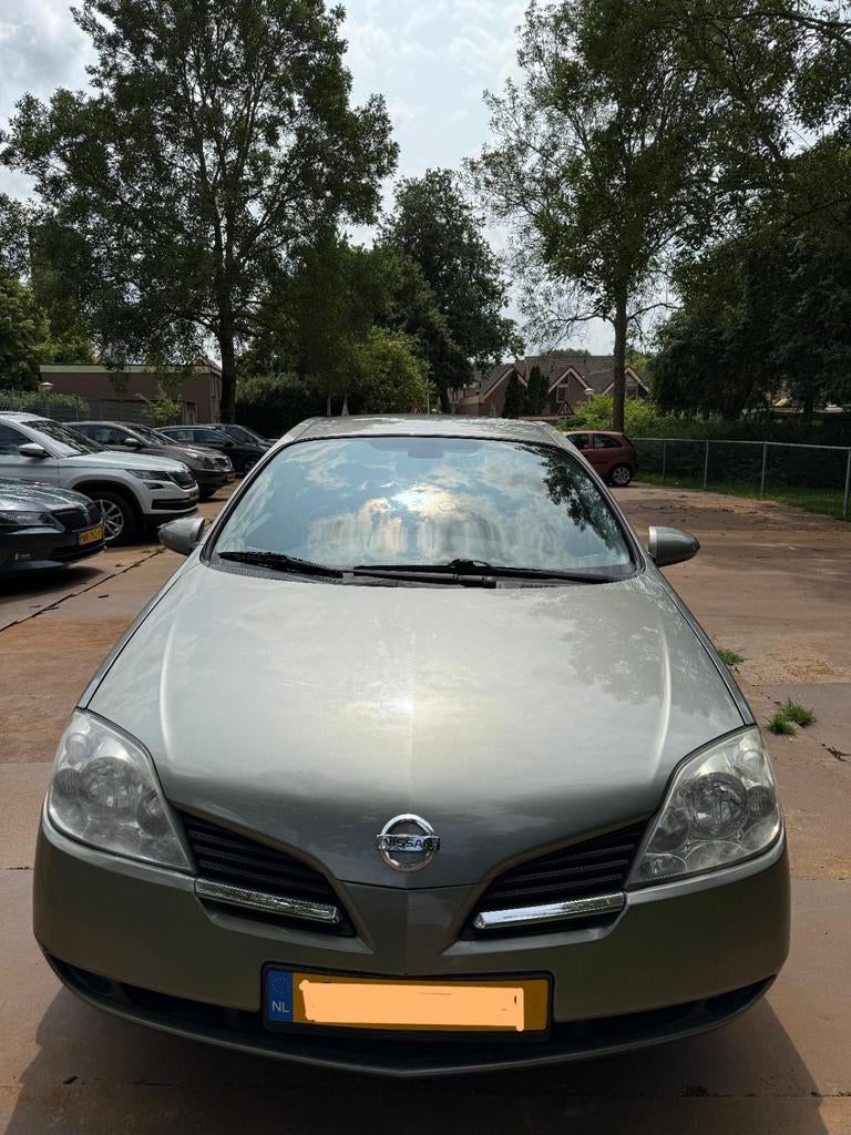 Nissan Primera 2.0 HB CVT 2005 Grijs . 127,000 KM NAP, 1998 cc, 4 cilinders, 700 kg, Particulier