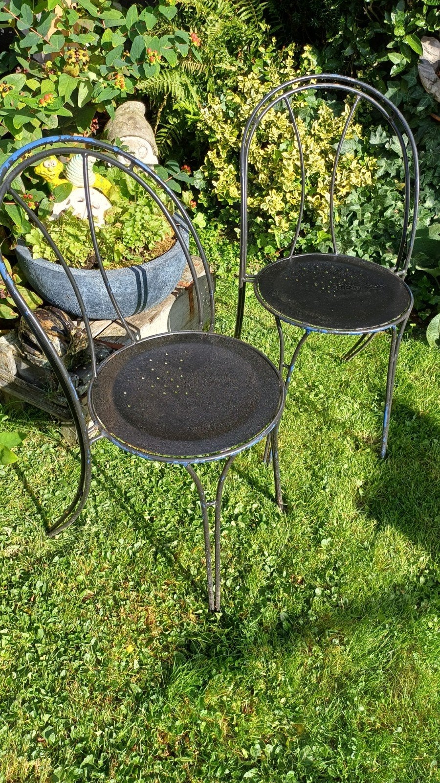 metalen stoelen, Ophalen, Gebruikt, Metaal